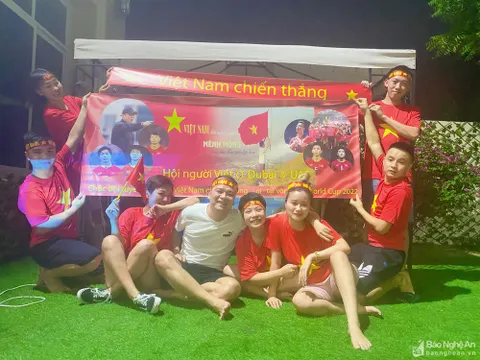 Người Việt tại UAE sẵn sàng tiếp lửa cho đội tuyển Việt Nam