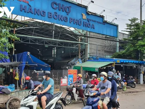Chợ đầu mối nông sản lớn nhất Bình Dương tạm dừng hoạt động