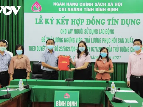 Nhiều doanh nghiệp ở Bình Định được vay tiền trả lương người lao động