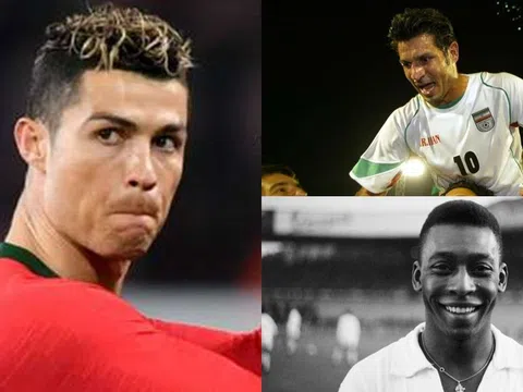 Top 10 chân sút vĩ đại nhất ĐTQG trên toàn thế giới: Ronaldo sắp dẫn đầu