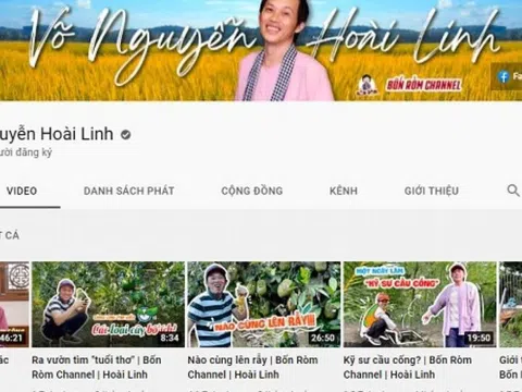 "Mất tích" 1 tháng, nghệ sĩ Hoài Linh hết "hốt bạc" từ YouTube?