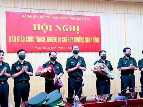  Bộ đội Biên phòng Nghệ An có tân Chỉ huy trưởng