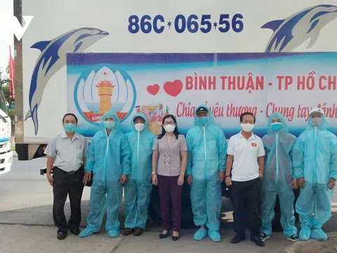 4 chuyến hàng của Bình Thuận đến với nhân dân TP.HCM