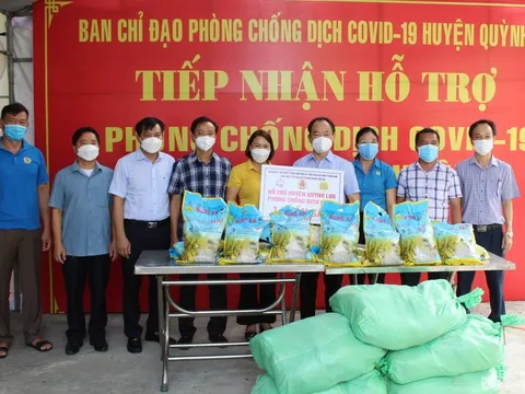 Nghệ An: Nhiều đơn vị ủng hộ Quỳnh Lưu phòng, chống dịch Covid-19