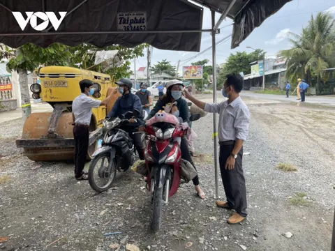 Vĩnh Long phát hiện 1 trường hợp F0 từng đến huyện Tam Bình