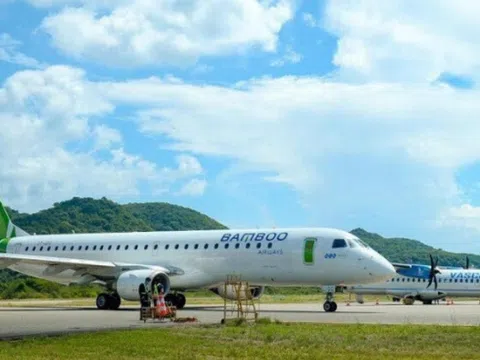 Tháng 8/2021, khai thác máy bay Embraer tại sân bay Điện Biên