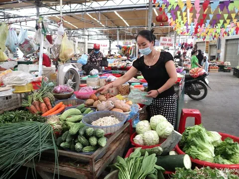 Nguồn cung giảm, giá rau xanh Nghệ An tăng nhẹ