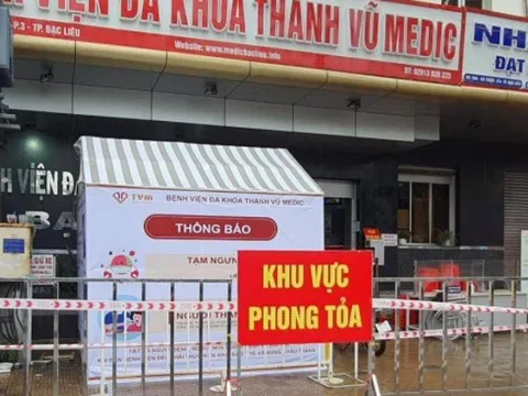 Bạc Liêu: Phong tỏa Bệnh viện Thanh Vũ sau ca mắc là tài xế chợ Bình Điền