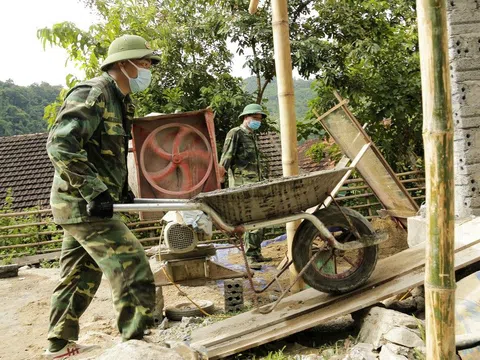 Bộ đội Biên phòng Nghệ An chung tay xây mái ấm cho hộ nghèo 