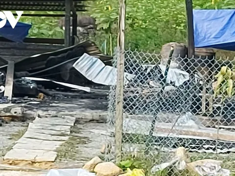 Cháy nhà trong đêm, 2 vợ chồng không qua khỏi