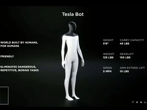 Tesla chuẩn bị ra mắt robot AI hình dạng người