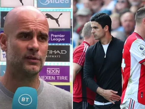 Man City vùi dập Arsenal, Pep Guardiola khen ngợi Mikel Arteta