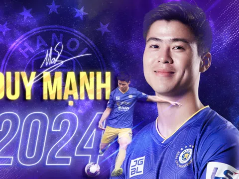 Duy Mạnh gia hạn hợp đồng với Hà Nội FC đến năm 2024