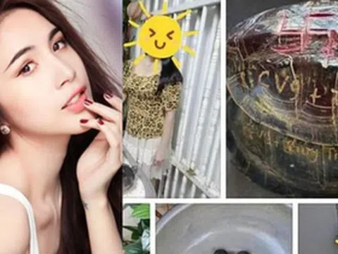 Thủy Tiên lại gây ồn ào khi khắc tên gia đình lên mai rùa để phóng sinh