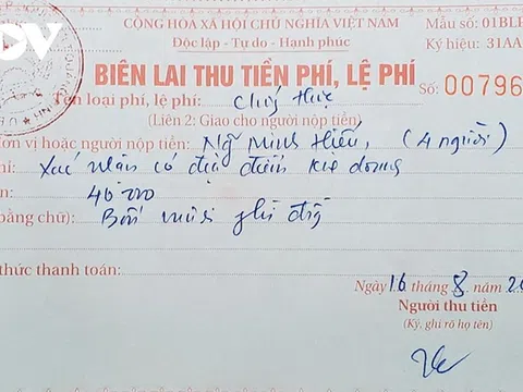 Phường thu phí xác nhận hỗ trợ khó khăn do Covid-19 sai quy định