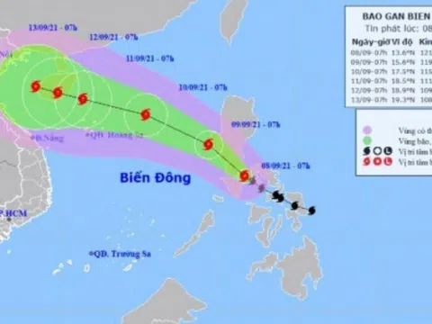 Bão Côn Sơn vào Biển Đông sẽ chịu tác động của một siêu bão khác