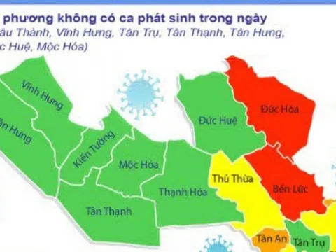 Thần tốc tách F0 ra khỏi cộng đồng, Long An còn 2 vùng đỏ