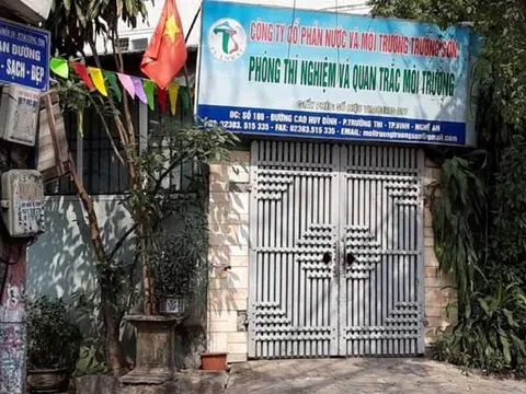 Nghệ An: Một doanh nghiệp dịch vụ quan trắc môi trường bị tạm đình chỉ
