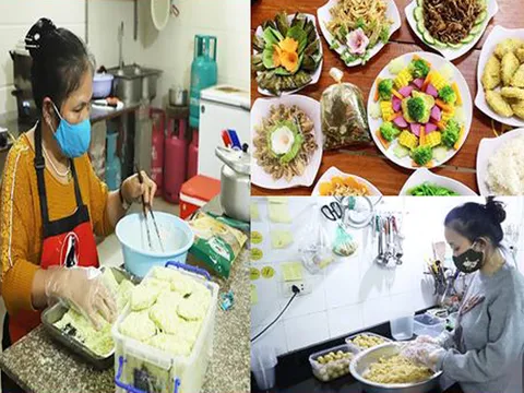 Dịch vụ cỗ cúng Rằm tháng Giêng “lên đơn” sớm phục vụ người tiêu dùng Hà Tĩnh
