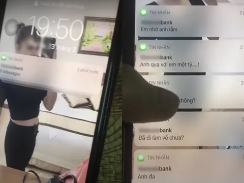 Hết "Bộ Y tế", vợ lại phát hiện ngân hàng nhắn "Em nhớ anh lắm" cho chồng