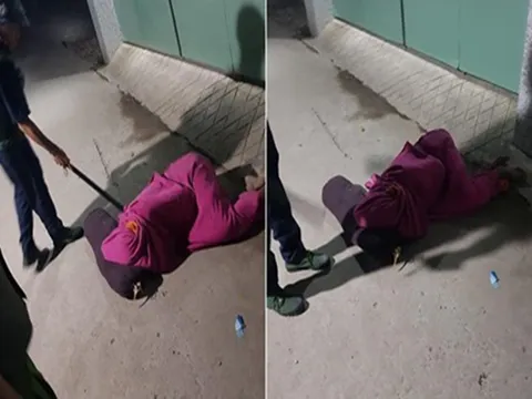 Nửa đêm, công an phát hiện người quấn chăn nằm co quắp: Nhậu xỉn chồng bị chị vợ cho ra đường ngủ