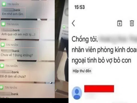 Chồng nhắn tin với nhân viên thực tập, vợ mail cho cả sếp của chồng