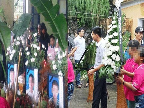 Thương Tâm: Tiếng khóc xé lòng trong tang lễ không cha mẹ của 3 đứa trẻ ch-ế.t cháy