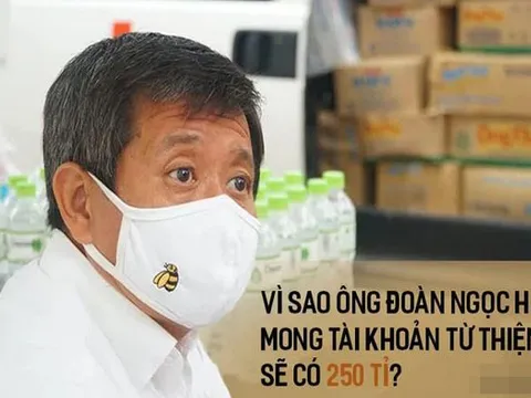Vì sao ông Đoàn Ngọc Hải mong tài khoản từ thiện sẽ có 250 tỉ?