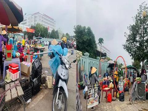 Nghệ An: Cổng bệnh viện thành "chợ cóc", ồn ào nhếch nhác suốt ngày đêm