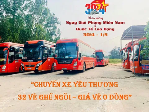 “Chuyến xe 0 đồng” mang tình thương về Hà Tĩnh