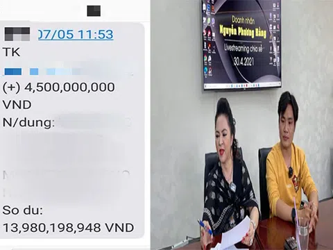 Bà Phương Hằng - vợ ông Dũng “lò vôi” vô tình để lộ số dư tài khoản khủng nhưng vẫn khiến nhiều người thắc mắc