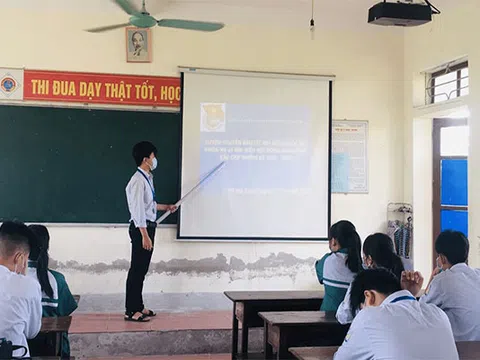 Hà Tĩnh: Đa dạng các hoạt động tuyên truyền về bầu cử cho học sinh