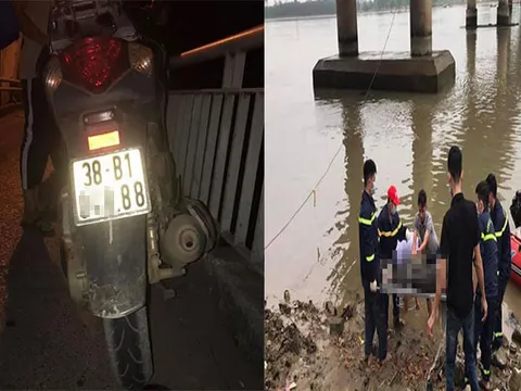 Tìm thấy thi thể thầy giáo ở Hà Tĩnh để lại xe máy, nhảy cầu t-ự t-ử