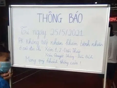 Xử phạt phòng khám Phú Hậu ở Nghệ An từ chối tiếp nhận bệnh nhân