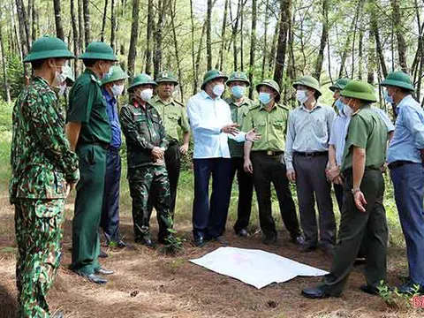 Chủ tịch UBND tỉnh Hà Tĩnh: Phải luôn chủ động “4 tại chỗ” trong phòng cháy, chữa cháy rừng