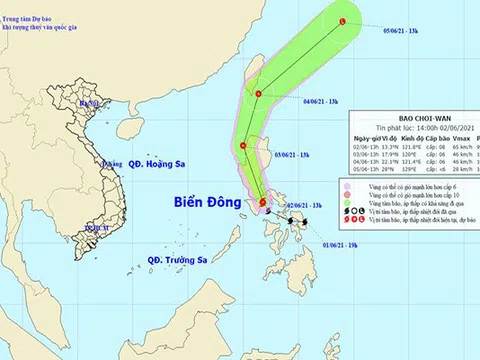 Xuất hiện bão gần Biển Đông