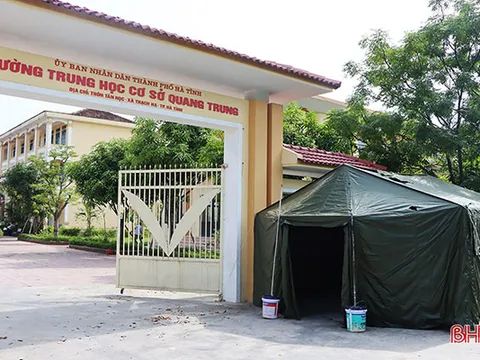 Hà Tĩnh: Thạch Hạ “kích hoạt” 2 khu cách ly tập trung sau khi phát hiện ca Covid-19