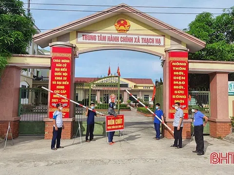 Hà Tĩnh: Trung tâm Hành chính xã Thạch Hạ hoạt động trở lại