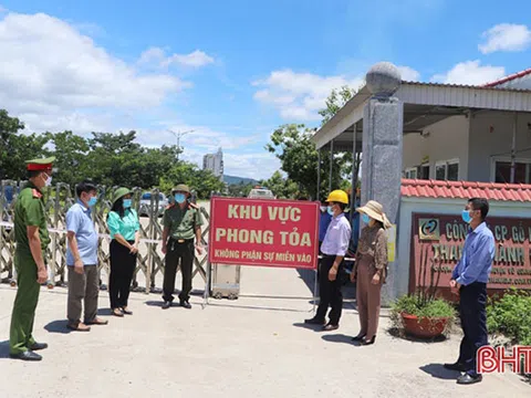 Hà Tĩnh: Phong tỏa tạm thời Nhà máy Sản xuất gỗ MDF, HDF Thanh Thành Đạt do liên quan ca bệnh ở Hương Sơn