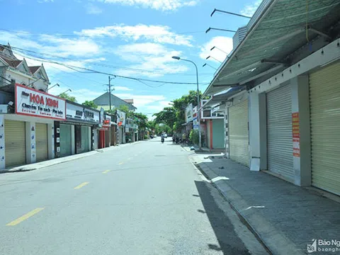 Nghệ An: Quang cảnh "hiếm thấy" của phường Hà Huy Tập (TP Vinh) trong thực hiện phong tỏa, giãn cách