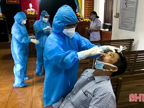 Hà Tĩnh: Toàn bộ 154.781 mẫu xét nghiệm diện rộng âm tính với virus SARS-CoV-2