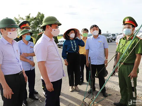 Chủ tịch UBND tỉnh Nghệ An: Huyện Nam Đàn cần truy vết đến cùng, lấy mẫu xét nghiệm kịp thời các F1, F2 