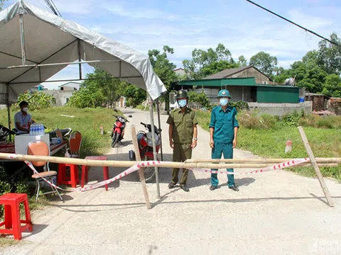 Có ca nhiễm đầu tiên, xã Hưng Chính (TP Vinh) lập chốt phong tỏa 35 hộ dân