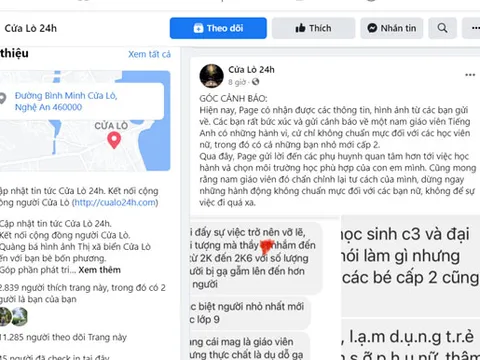Xôn xao nam giáo viên tiếng Anh có hành vi, cử chỉ không chuẩn mực với nữ học viên, có cả những bạn nhỏ mới học cấp 2?