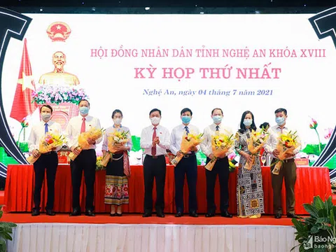 Bầu lãnh đạo các Ban HĐND tỉnh Nghệ An khóa XVIII 