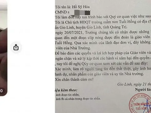 Xôn xao cô giáo viên mầm non xinh đẹp lộ c.l.i.p n.ó.n.g dài 8 phút