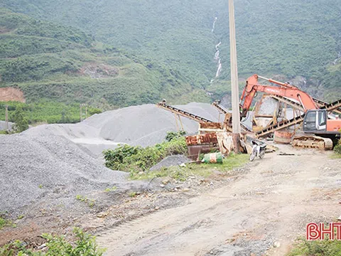 50 mỏ khoáng sản ở Hà Tĩnh hết thời hạn khai thác nhưng không làm thủ tục đóng cửa mỏ