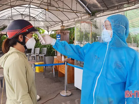 Hà Tĩnh tăng cường rà soát người có triệu chứng nghi ngờ để phát hiện sớm ca bệnh trong cộng đồng