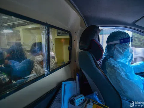 Nghệ An: Tài xế đặc biệt với chuyến xe tình nguyện chở F0 đi bệnh viện