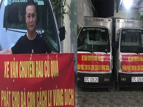 Nghệ An: Người đàn ông tặng hàng tấn rau cho các hộ dân trong khu cách ly